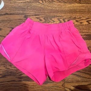 Hot pink lululemon shorts!